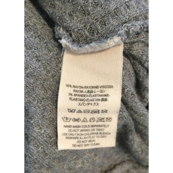 Free People Drippy Thermal womens M Sunset Park Gray boho gorpcore oversized - Picture 6 of 8